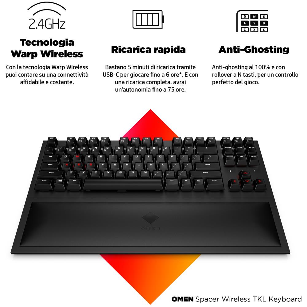 Tastiera Wireless 9BU31AA#ABD Colore Nero - Foto 10