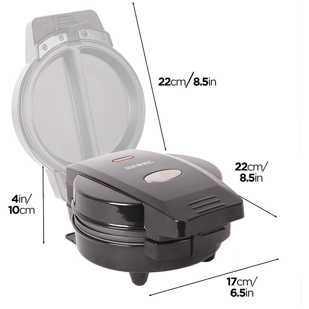 OM60 Piastra Elettrica per Omlette con 2 Pozzetti Potenza 600 W Colore Nero - Foto 6