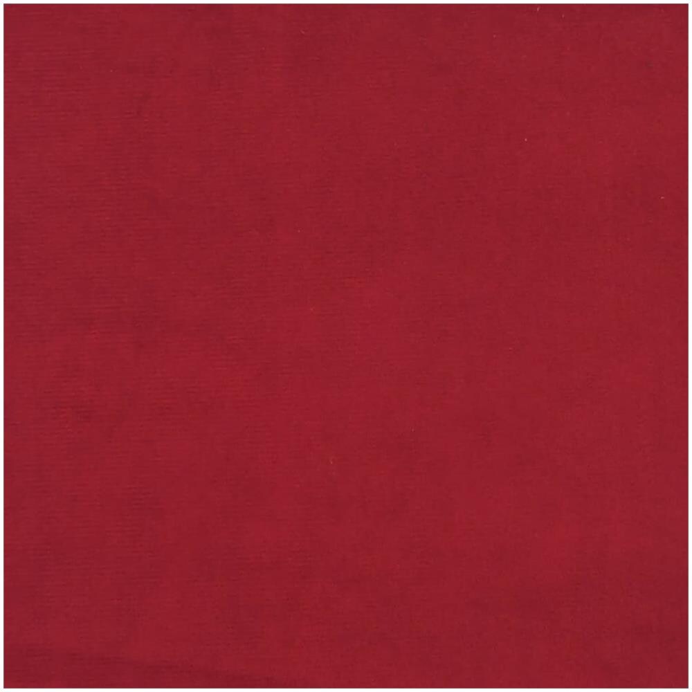 Poggiapiedi con Gambe in Legno Rosso Vino in Velluto - Foto 2