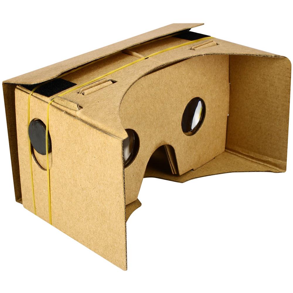 Casco Vr Smartphone In Cartone Riciclato Ultracompatto Marrone - Foto 5