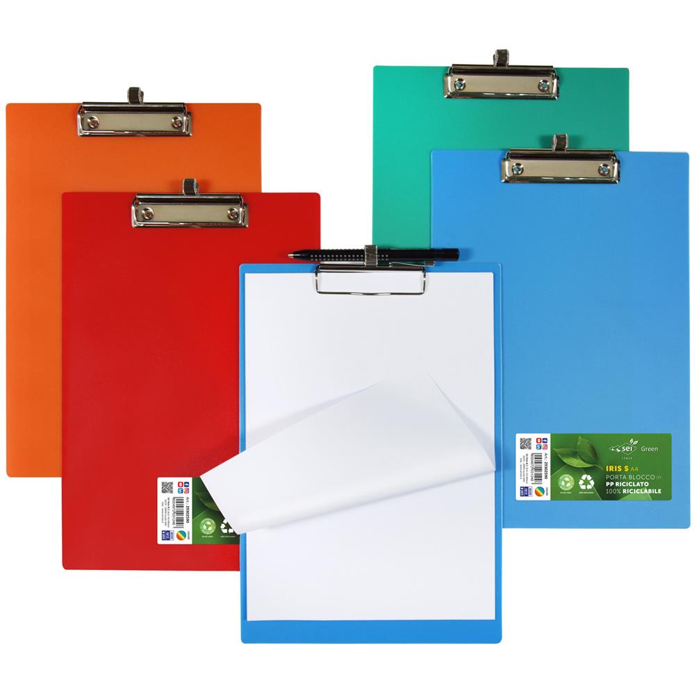 Iris S Portablocco A4 Polipropilene (PP) Colore Blu 20 pz - Foto 1