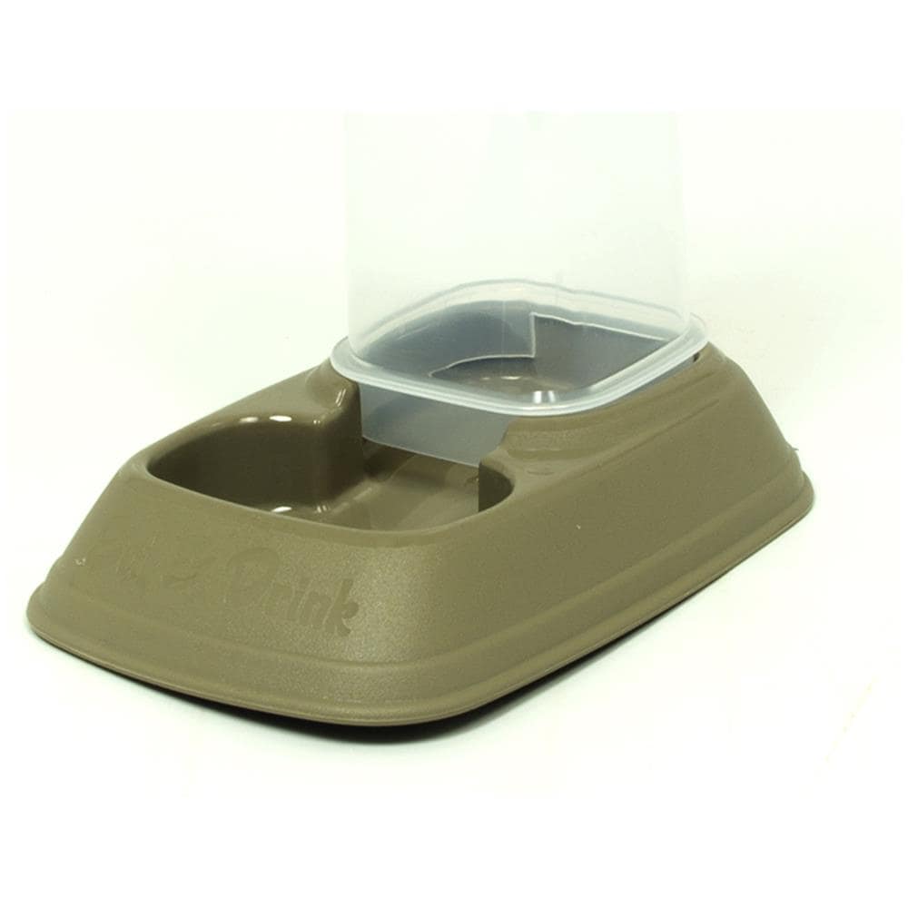 Dispenser Cibo Acqua 0,7L Per Animali Modello 700083 Colore Beige - Foto 2