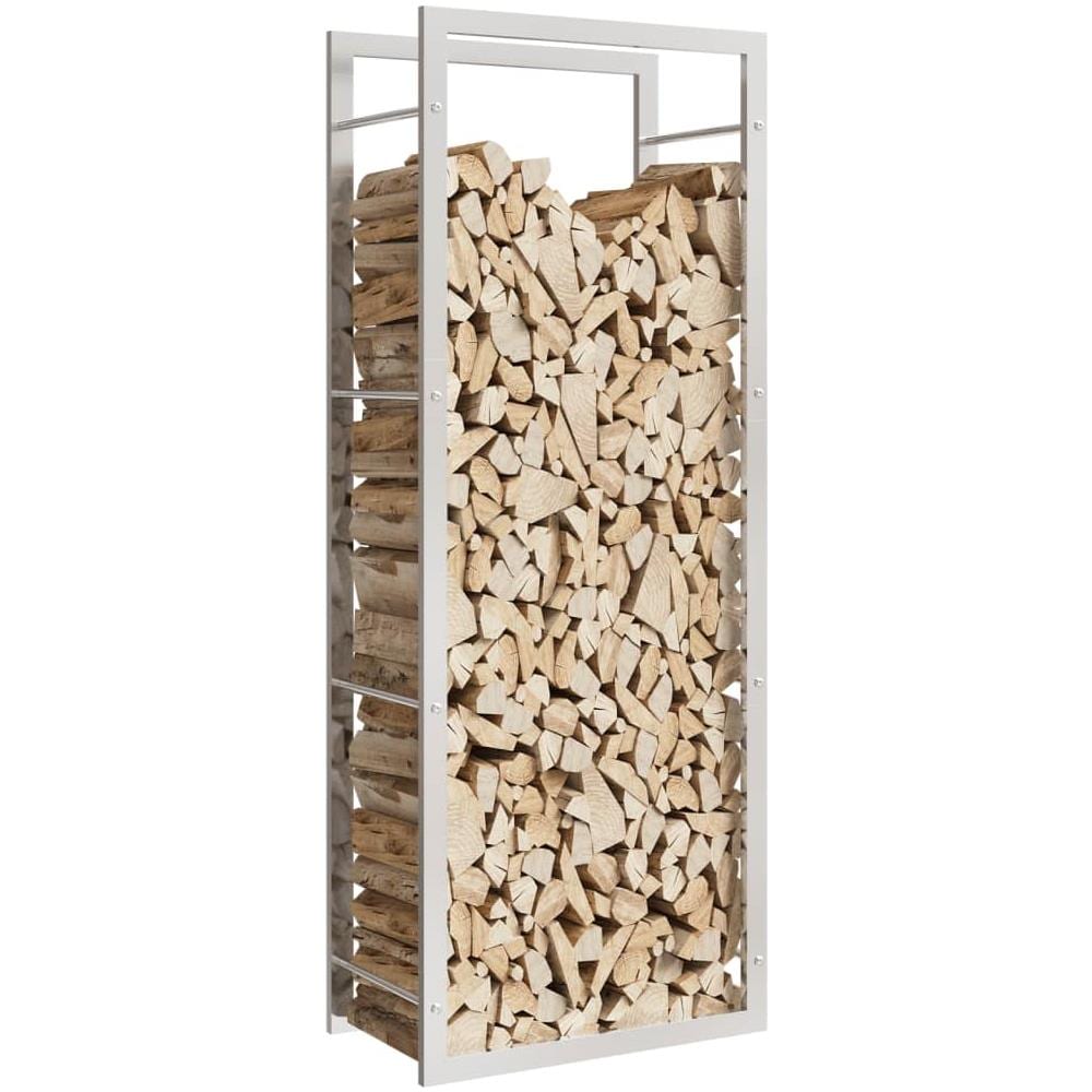 Portalegna 50x28x132 Cm In Acciaio Inossidabile - Foto 3
