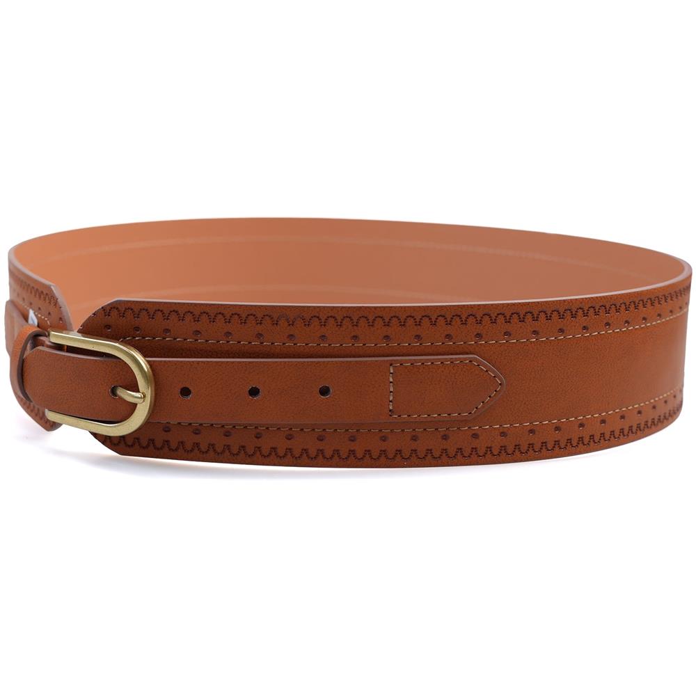 Cintura Classica Marrone Chiaro - Foto 2