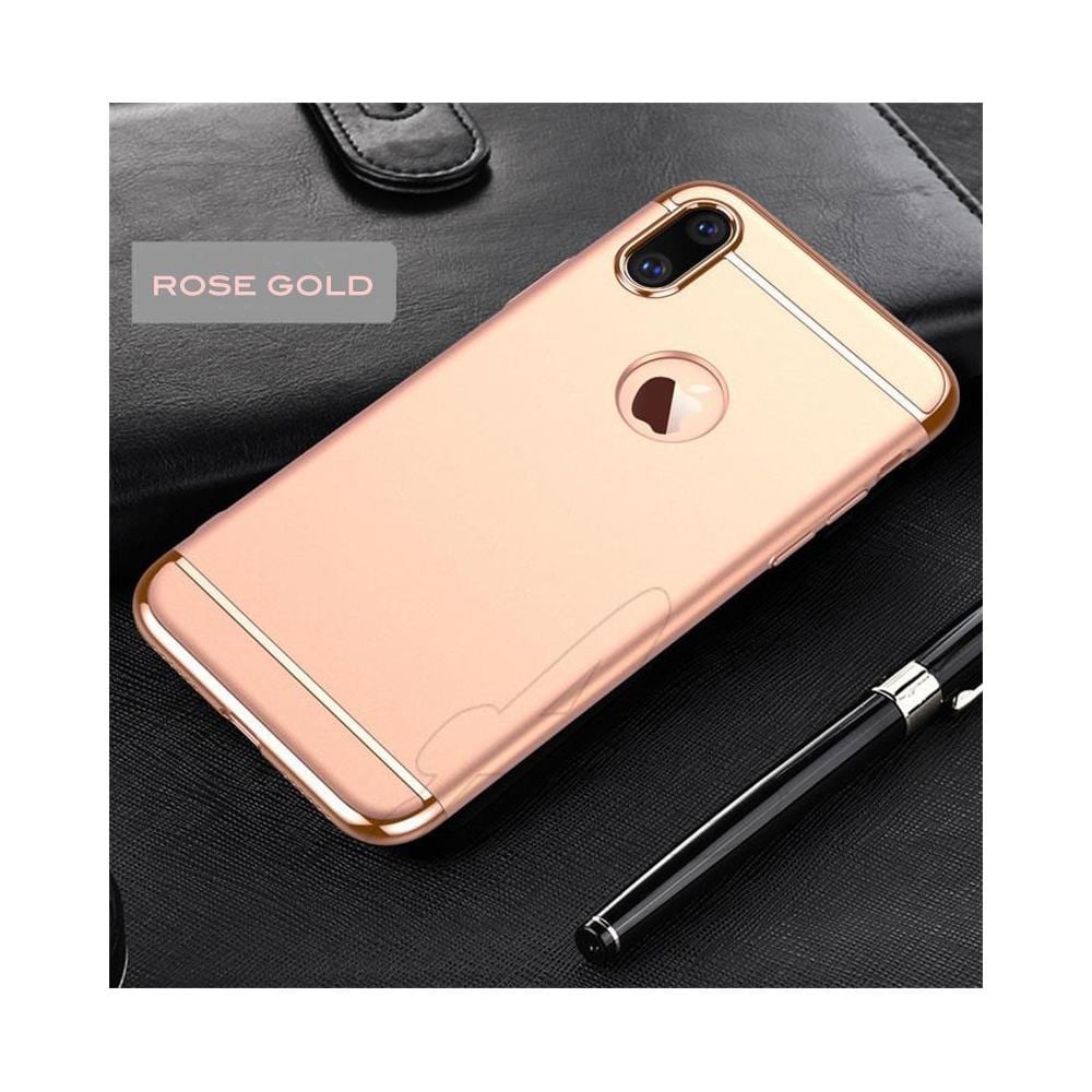 Iphone X E Xs Ultra Sottile Guscio 3 In 1 Dura Del Pc In Oro Rosa - Foto 1