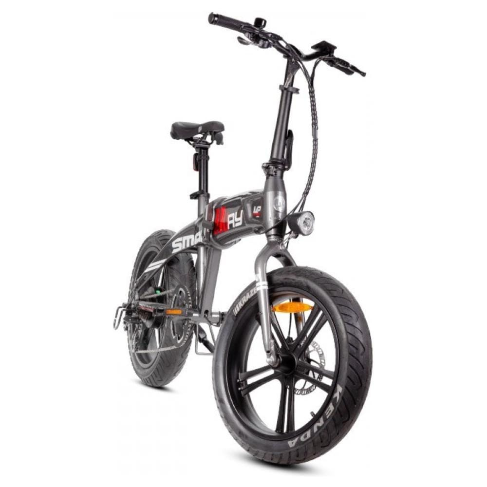 SMARTWAY - Bicicletta Elettrica M2-R6A2-T Titanio Alluminio (20\