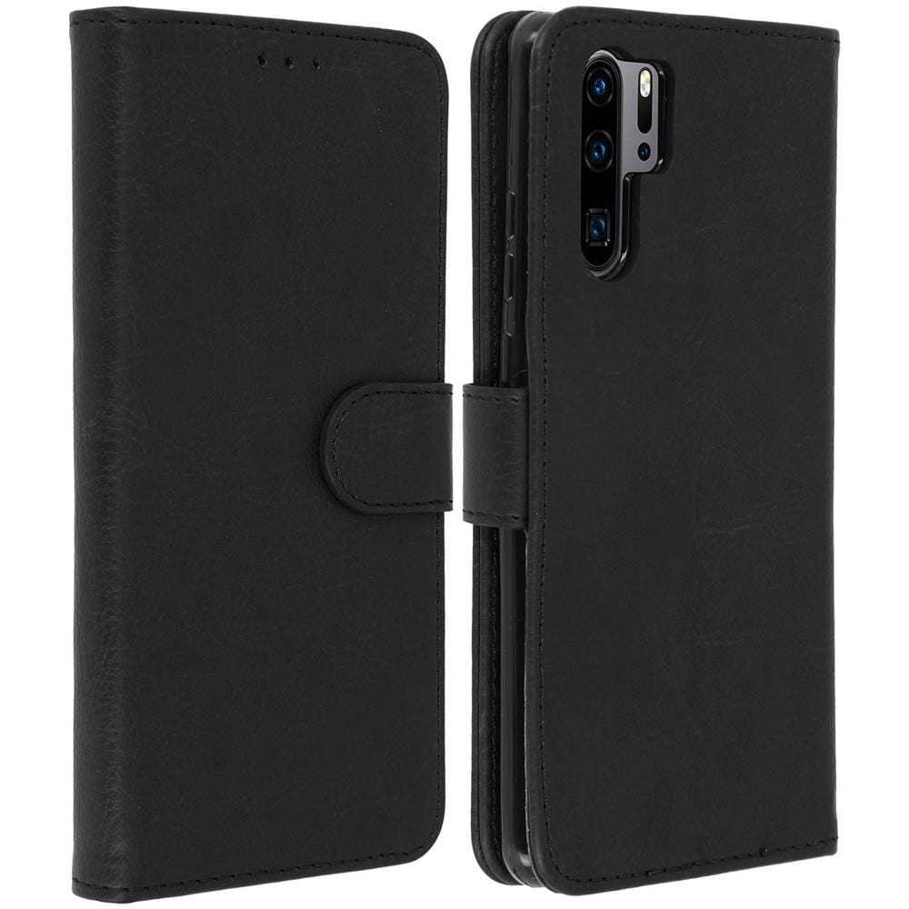 Custodia Huawei P30 Pro Portacarte Funzione Supporto Cover Silicone - Nero - Foto 1