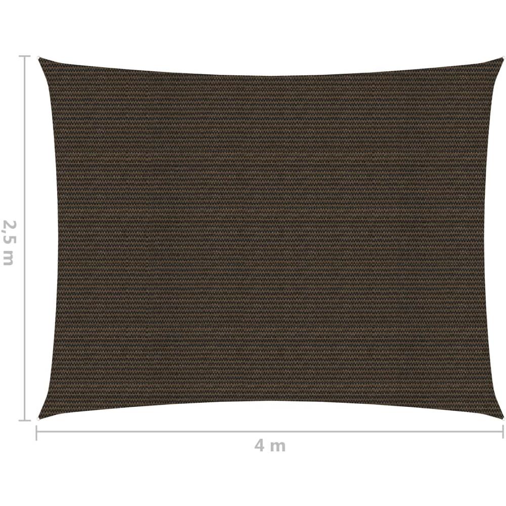Vela Parasole 160 G / m Marrone 2,5x4 M In Hdpe - Foto 6