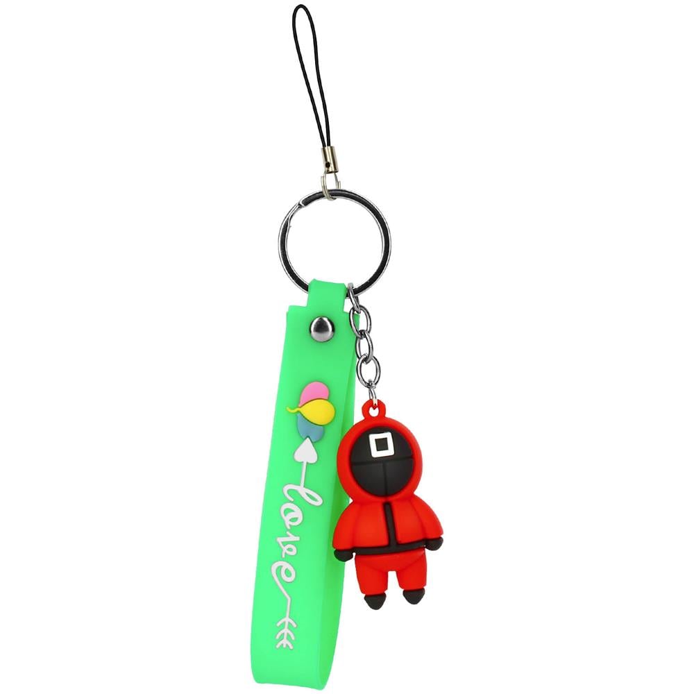 Portachiavi Serie Coreana Squid Game Cinturino In Silicone Verde - Foto 1