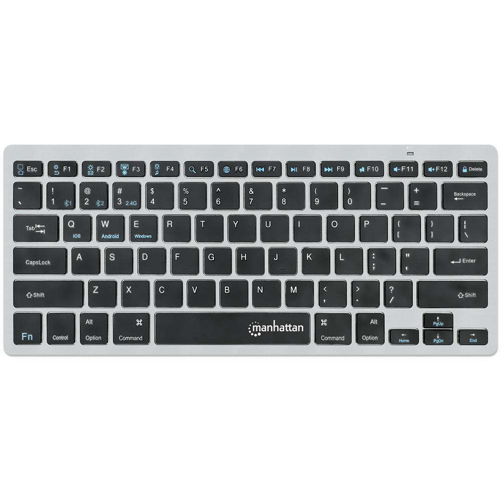 Tastiera Wireless IDATAKB-559-DUAL Colore Nero. Grigio - Foto 2