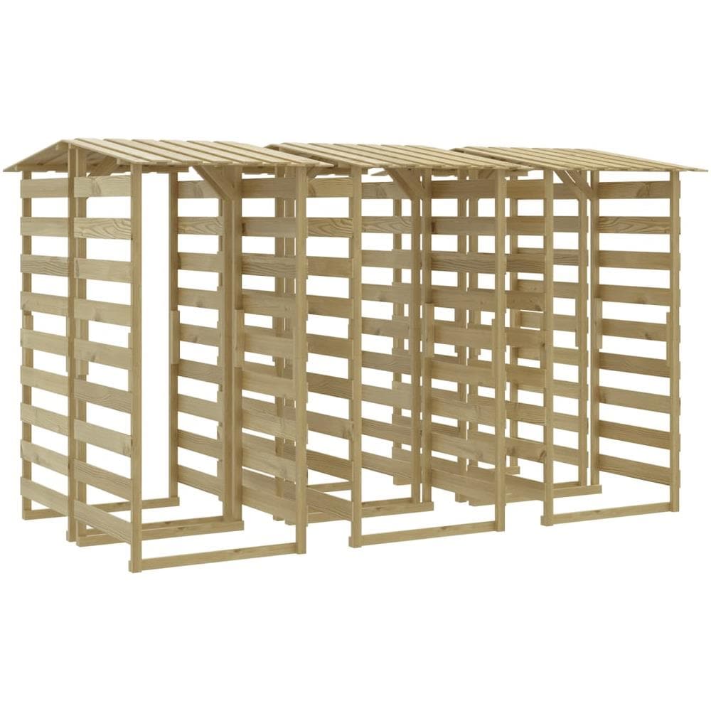 Pergole Con Tetto 6 Pz 100x90x200 Cm Legno Di Pino Impregnato - Foto 1