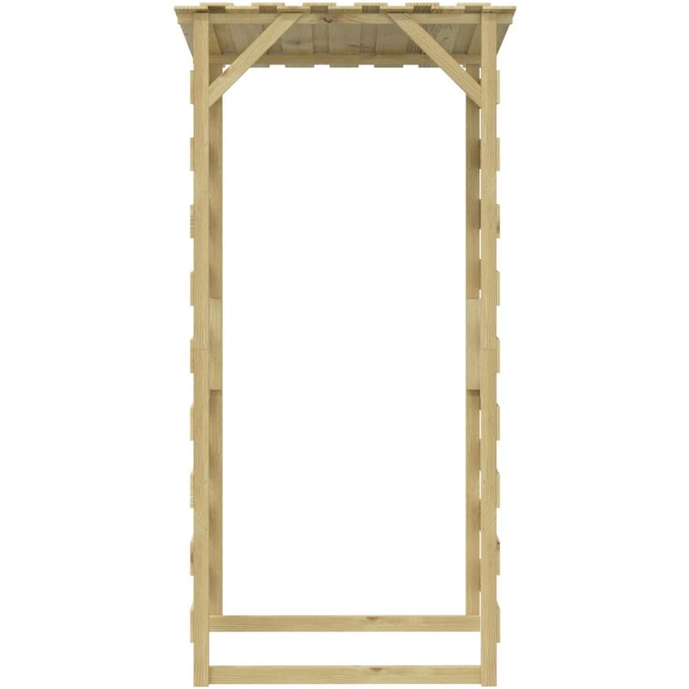 Pergole Con Tetto 6 Pz 100x90x200 Cm Legno Di Pino Impregnato - Foto 7