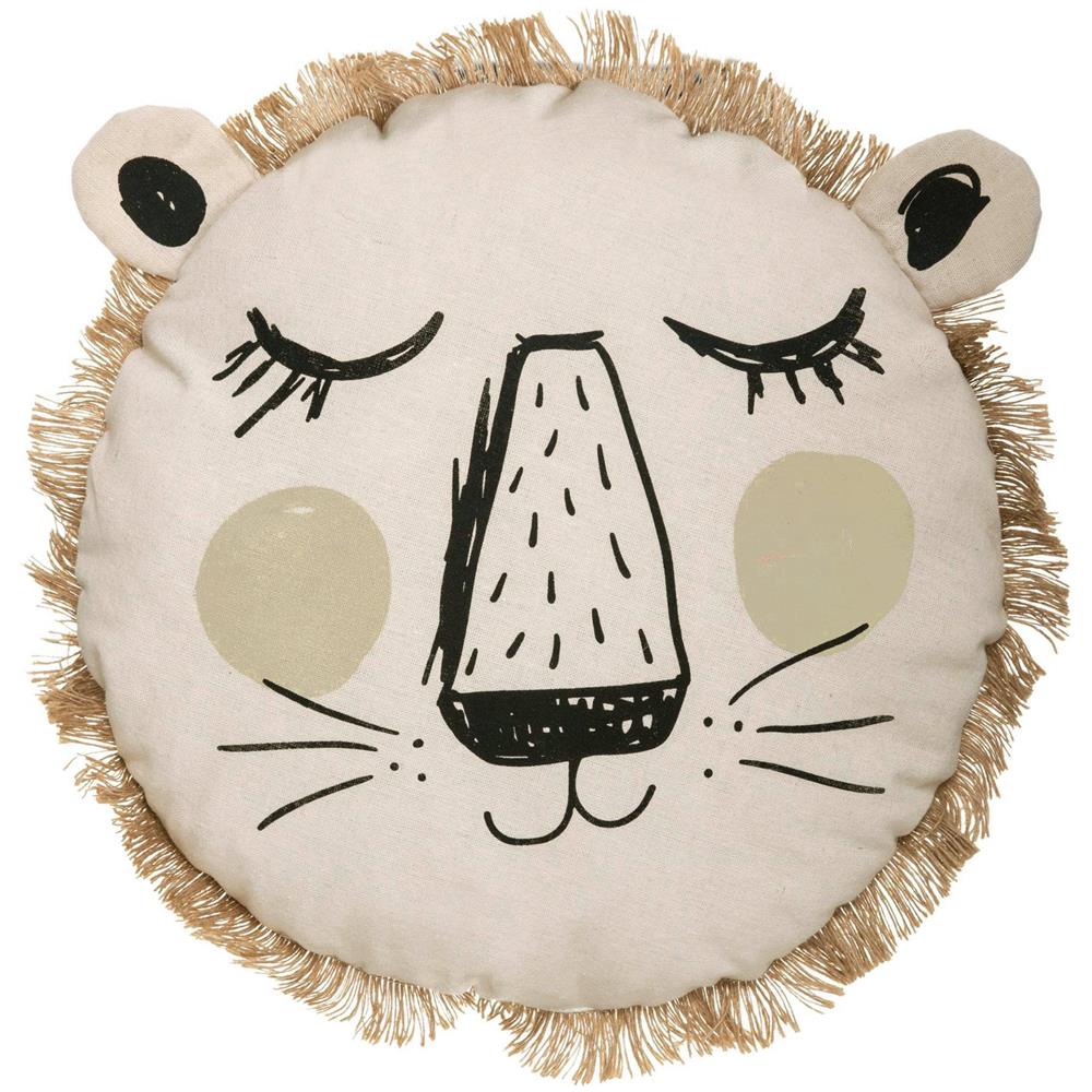 Cuscino Rotondo Lew, Ø 44 Cm, Beige - Foto 1