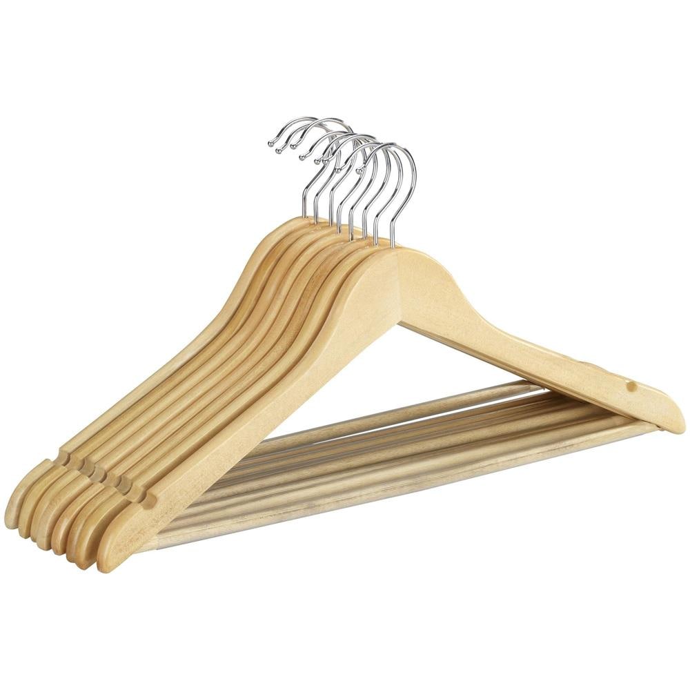 Eco Appendiabiti Profilato, In Legno, 8 Pezzi, - Foto 1