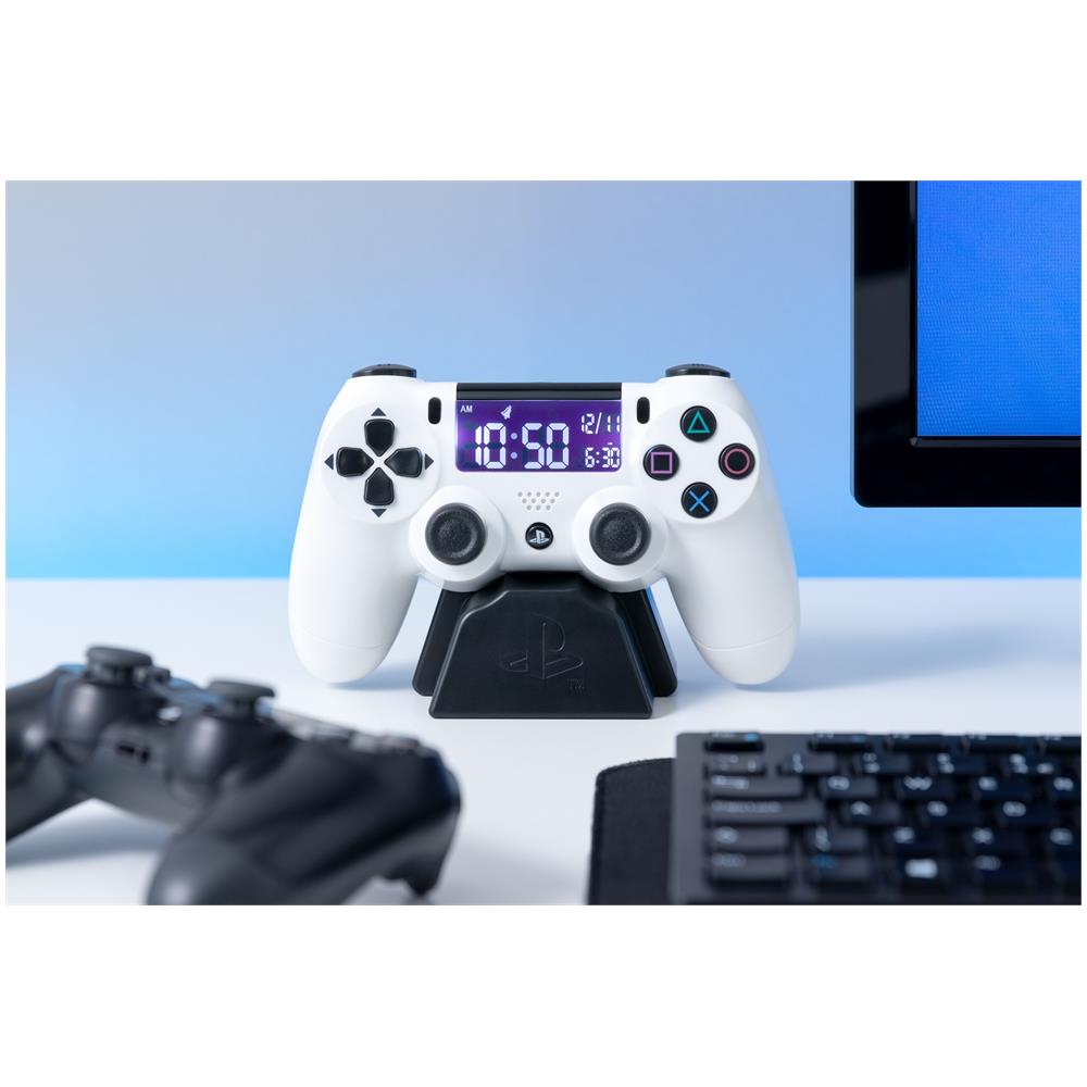 Playstation Joypad - Sveglia /alarm Clock - Ps4 Controller Bianco - Paladone Products - Foto 2