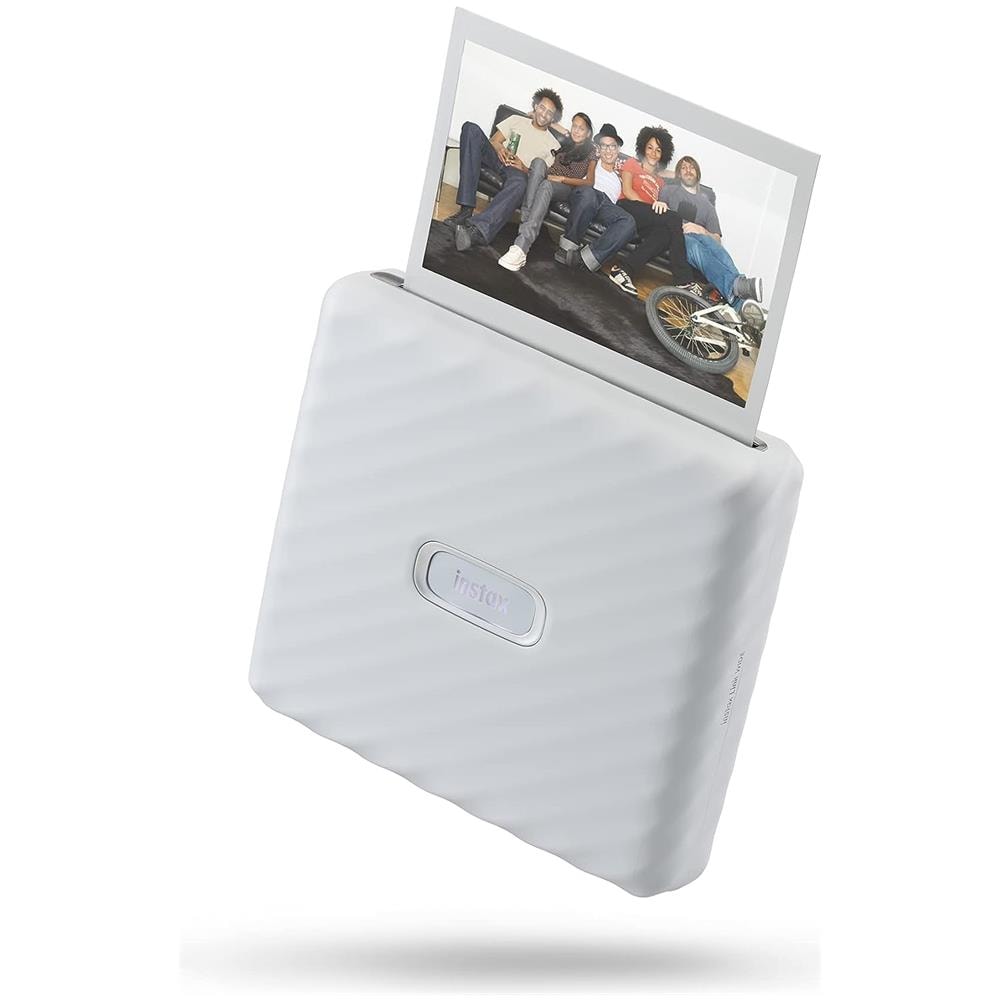 INSTAX Link WIDE Stampante Compatta a Sviluppo Instantaneo per Smartphone App e Personalizzazione delle Foto Dimensioni Stampa 99x62 mm Colore Bianco - Foto 1