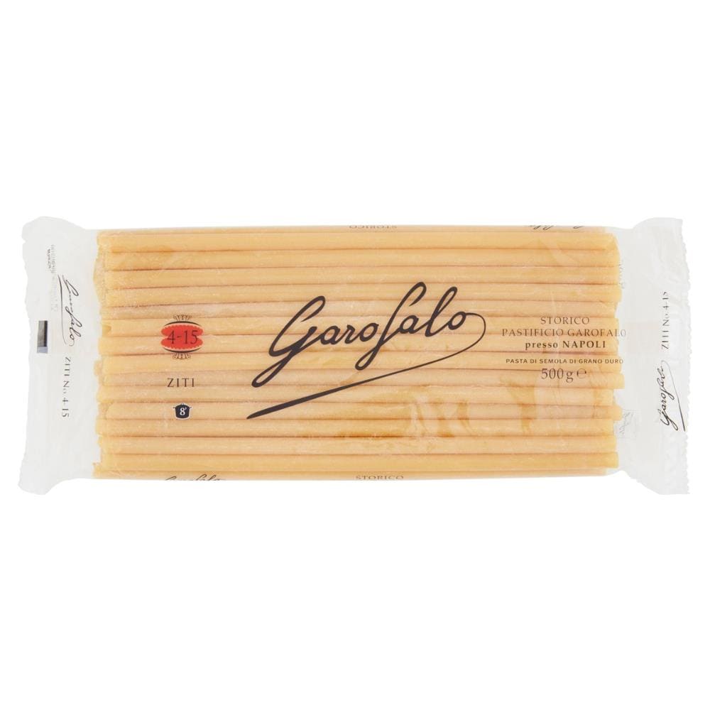 Pastificio Garofalo Ziti Lunghi N. 4-15 Pasta Trafilata Al Bronzo Da 500 Grammi - Foto 1