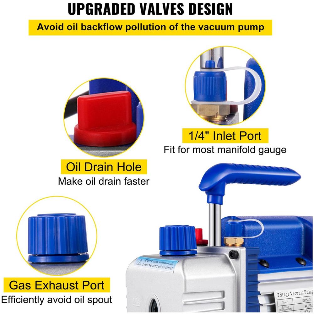 Pompa Per Vuoto, 220v, Doppio Stadio - Foto 6