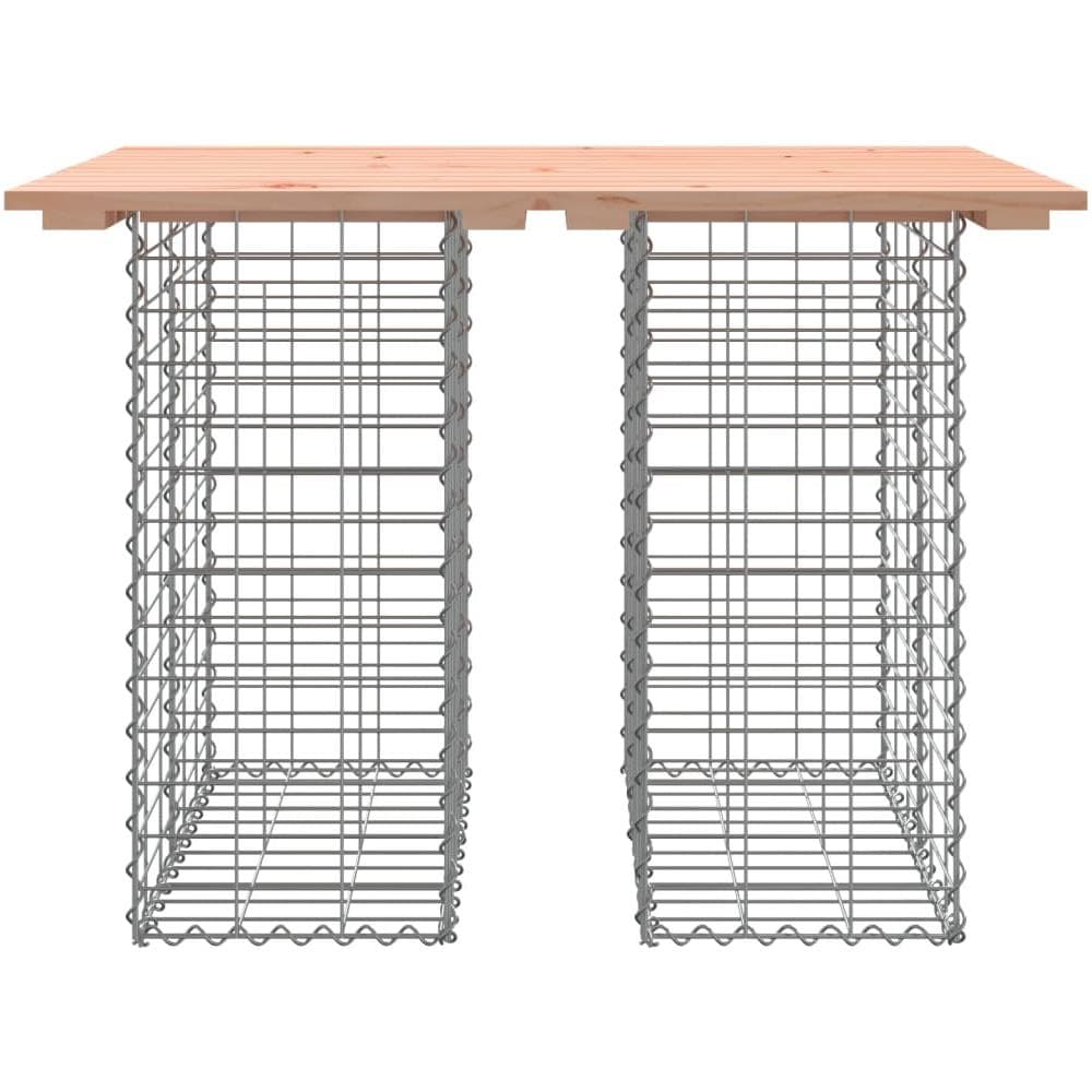 Panca da Giardino Design Gabbione 100x70x72 cm Massello Douglas - Foto 2