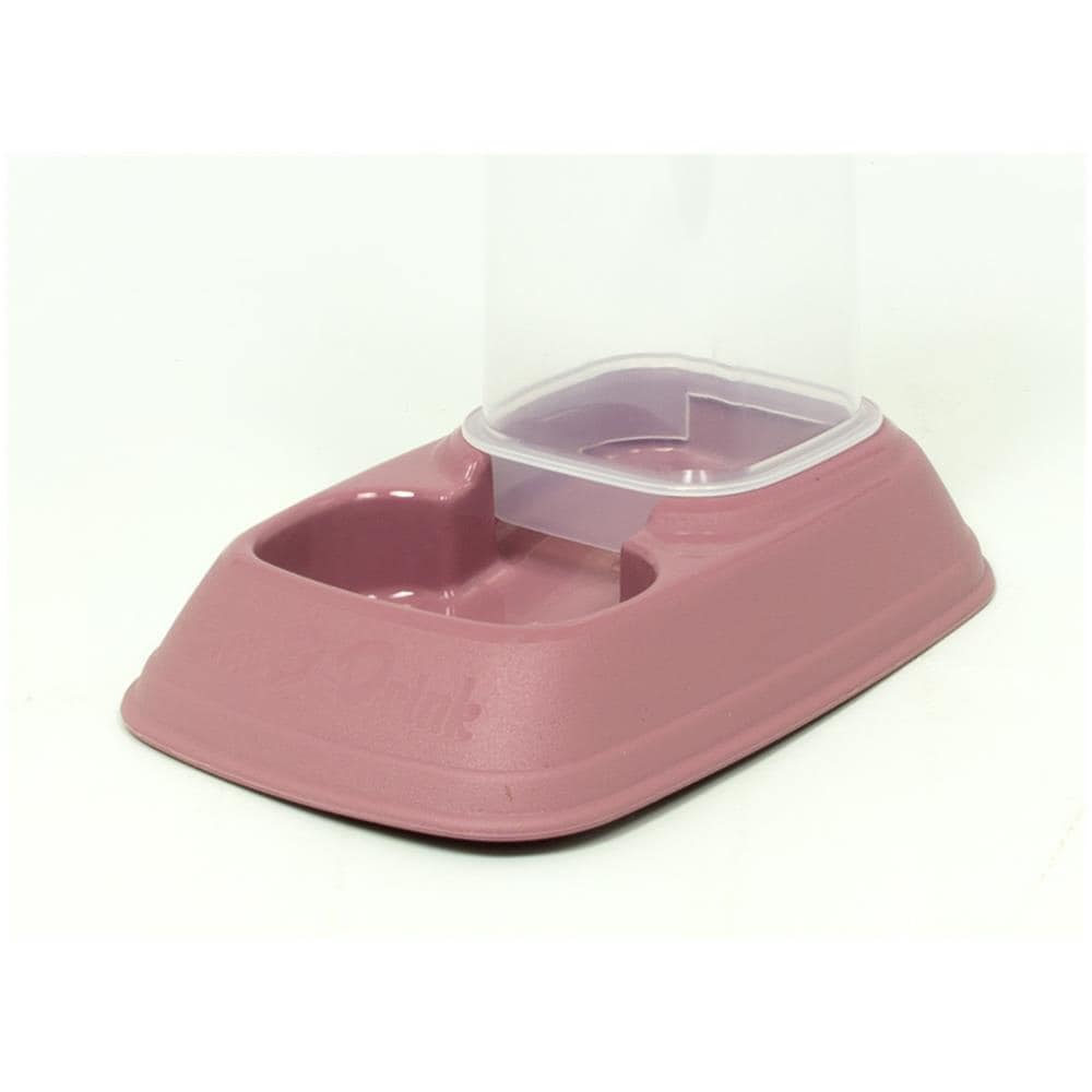 Dispenser Cibo Acqua 0,7L Per Animali Modello 700083 Colore Rosa - Foto 2