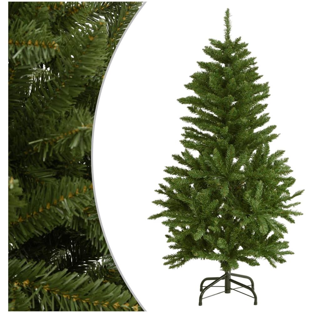 Albero Di Natale Artificiale Incernierato Con Base Verde 150 Cm - Foto 1