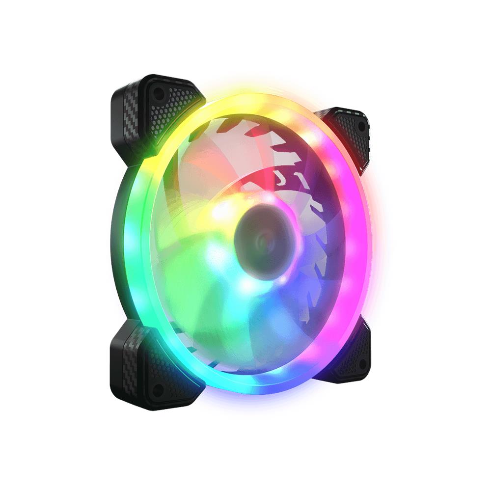 VORTEX ARGB VX120 Kit Case per computer Ventilatore 12 cm Nero 3 pz - Foto 2