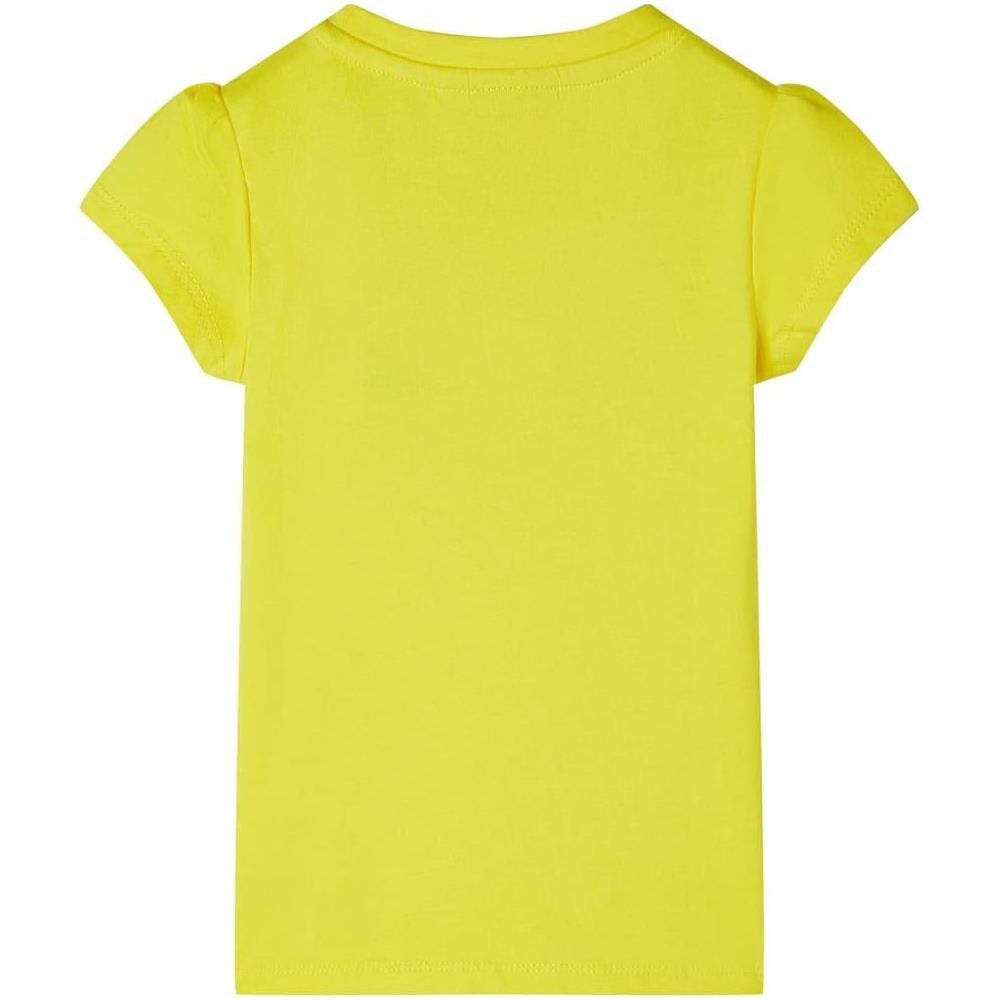Maglietta Bambina Maniche Giallo Acceso 104 - Foto 2