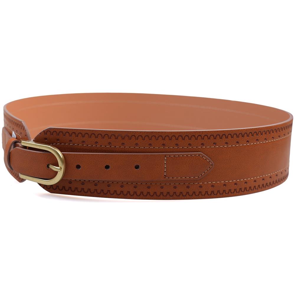 Cintura Classica Marrone Chiaro - Foto 1