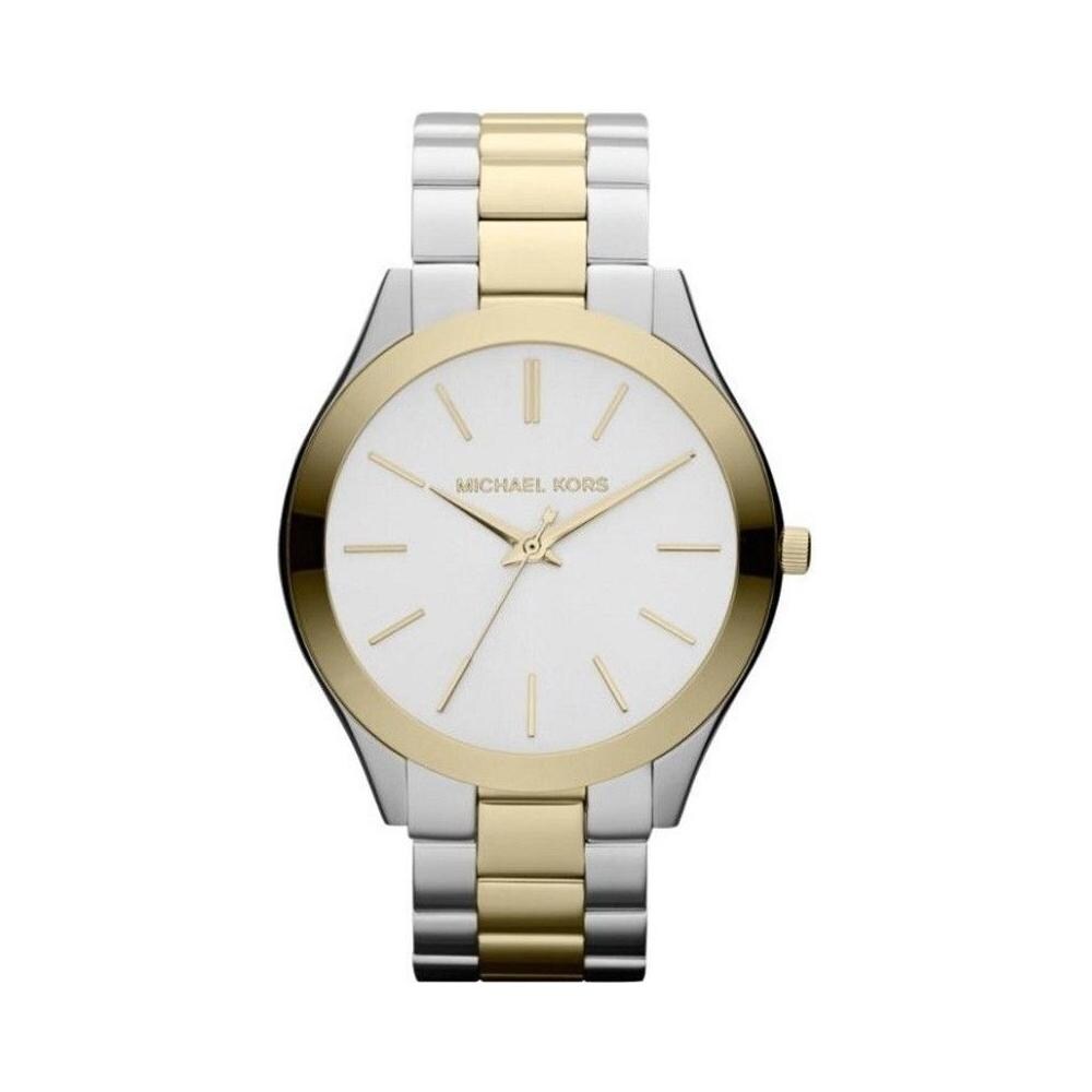 Orologio Donna slim runway mk3198 al quarzo cinturino in acciaio - Foto 2