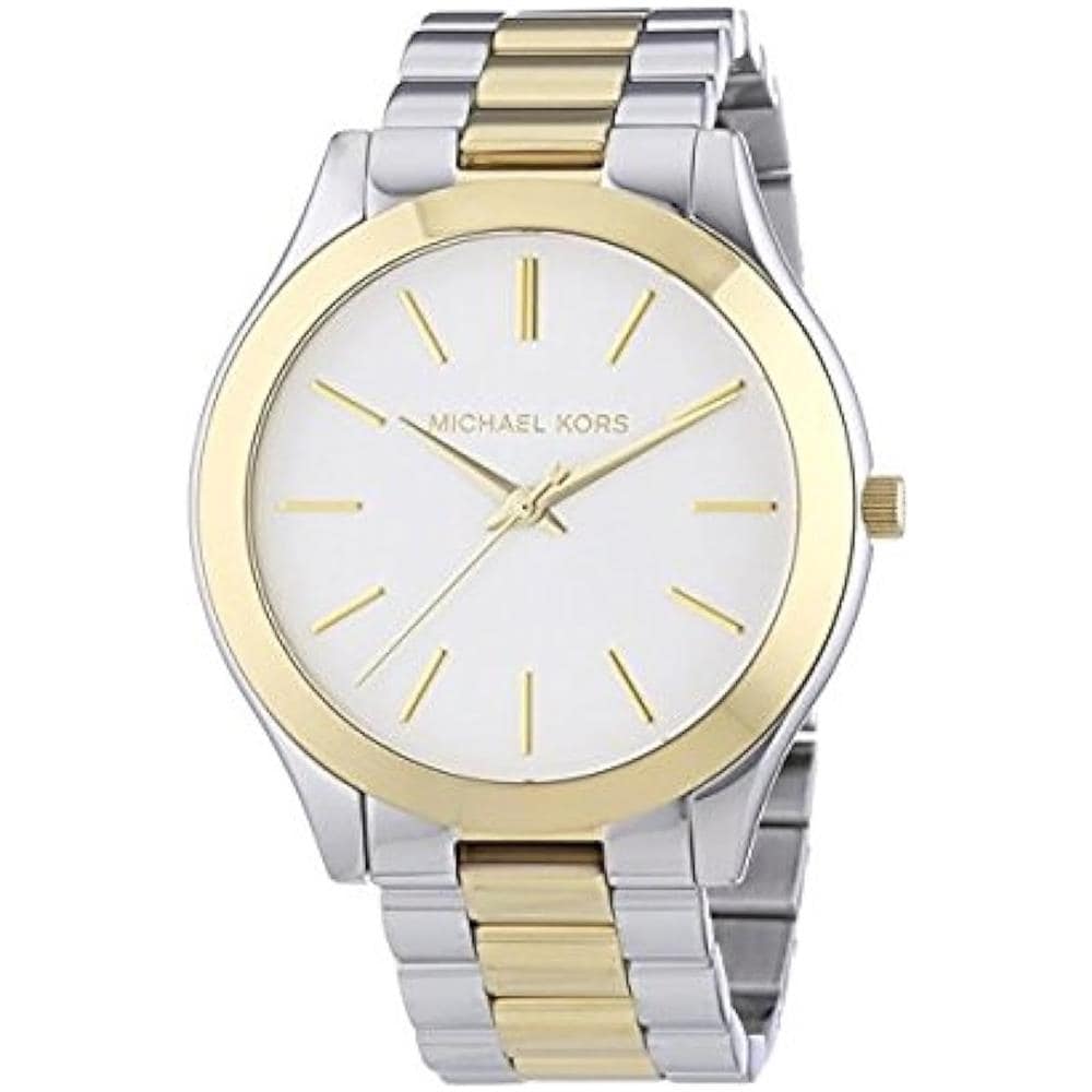 Orologio Donna slim runway mk3198 al quarzo cinturino in acciaio - Foto 7