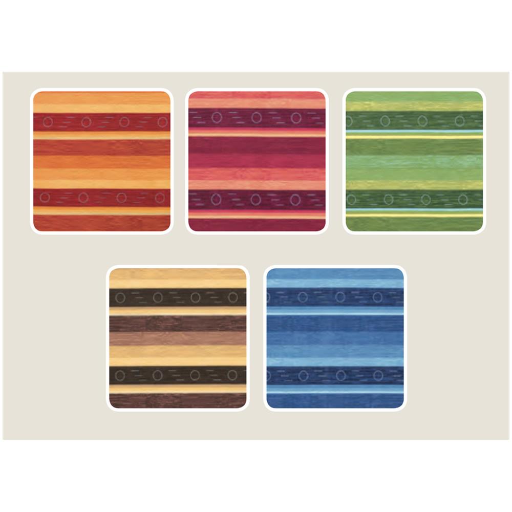 Tovaglia Copritavolo Resinata Antimacchia Modello Colorado Made In Italy 140x230 Bordeaux - Foto 5