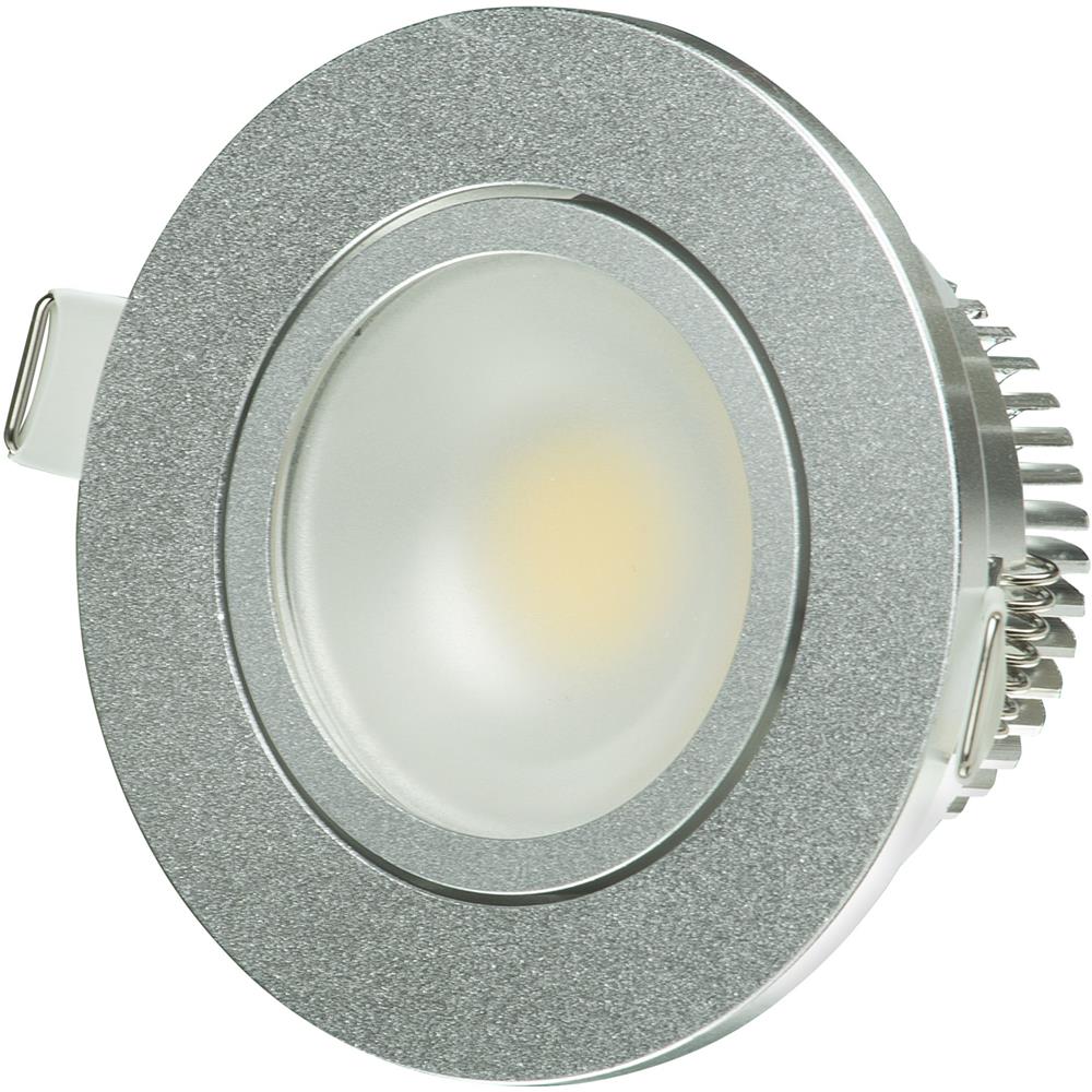 Claire Faretto Incasso Tondo Orientabile Grigio 3000k 5w - Foto 1