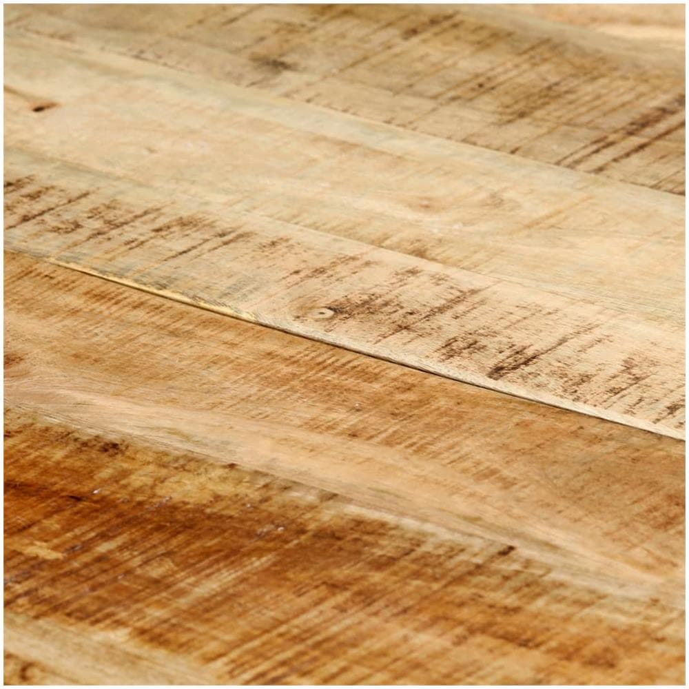 Tavolo Da Pranzo 140x70x75 Cm In Legno Massello Di Mango Grezzo - Foto 2