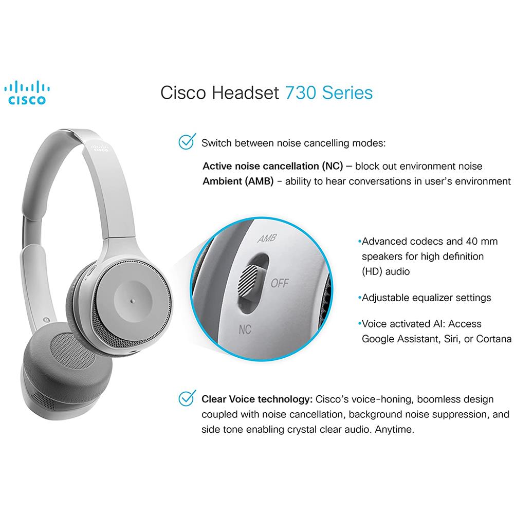 730 Wireless Dualon-ear Headsed Usb-a Bundle - Carbon Black In - Foto 2