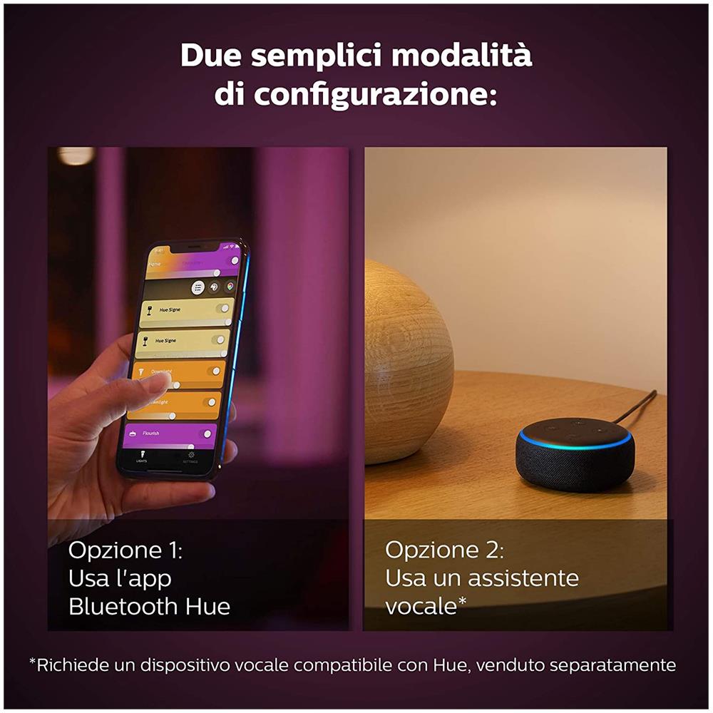 915005928501 Plafoniera Smart Led Integrato E 4 Faretti Centrali Orientabili Inclusi Con Bluetooth Nero - Foto 2