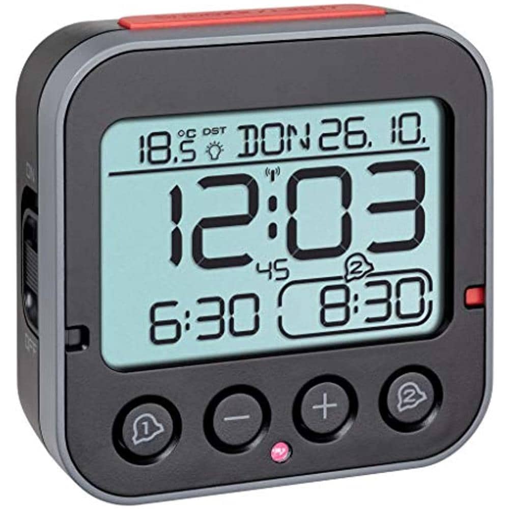 Radiosveglia Digitale Bingo 2.0, Con Indicatore Di Temperatura, 2 Sveglie, Colore: Bianco, Lunghezza 95 X Ref. 4009816032980 - Foto 1