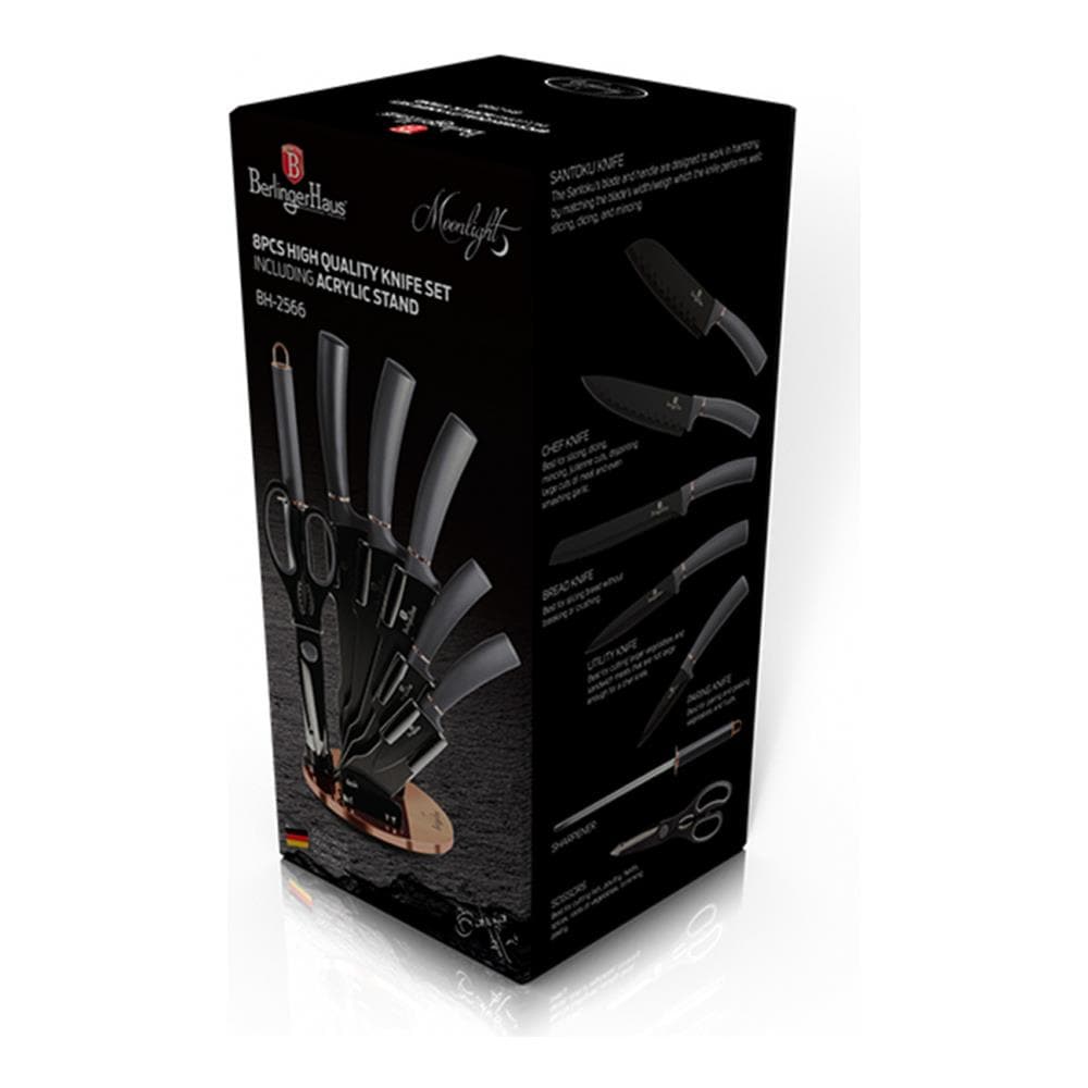 Bh-2566 Set Di Coltelli In Acciaio Inossidabile Da 8 Pezzi Con Supporto - Foto 2