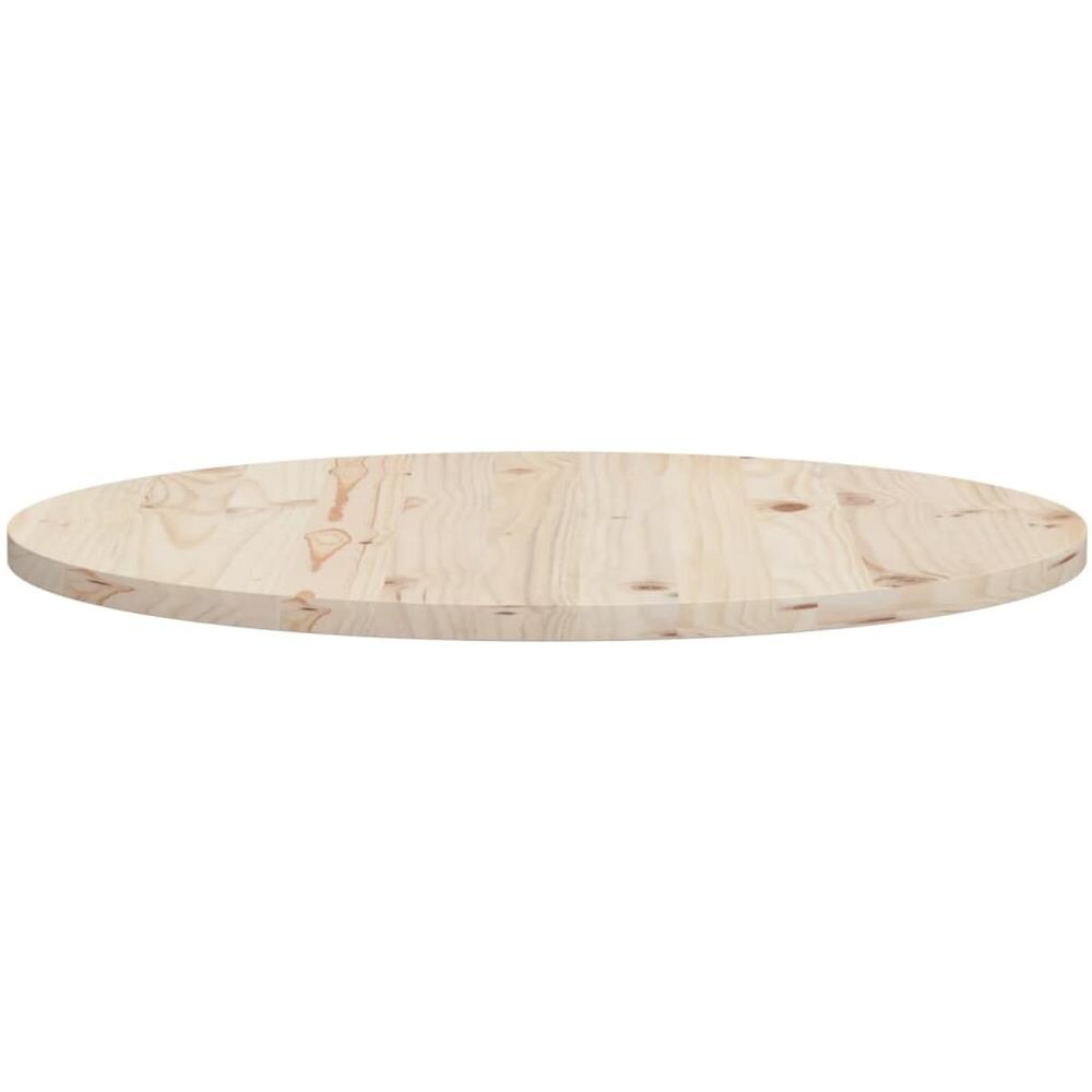 Piano Tavolo 80x2,5 Cm In Legno Massello Di Pino - Foto 2