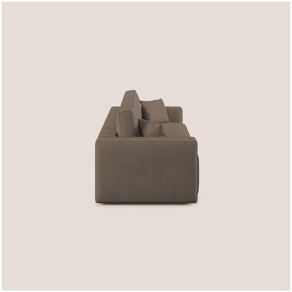 Morfeo Divano Con Sedute Estraibili T02 Marrone - Foto 2