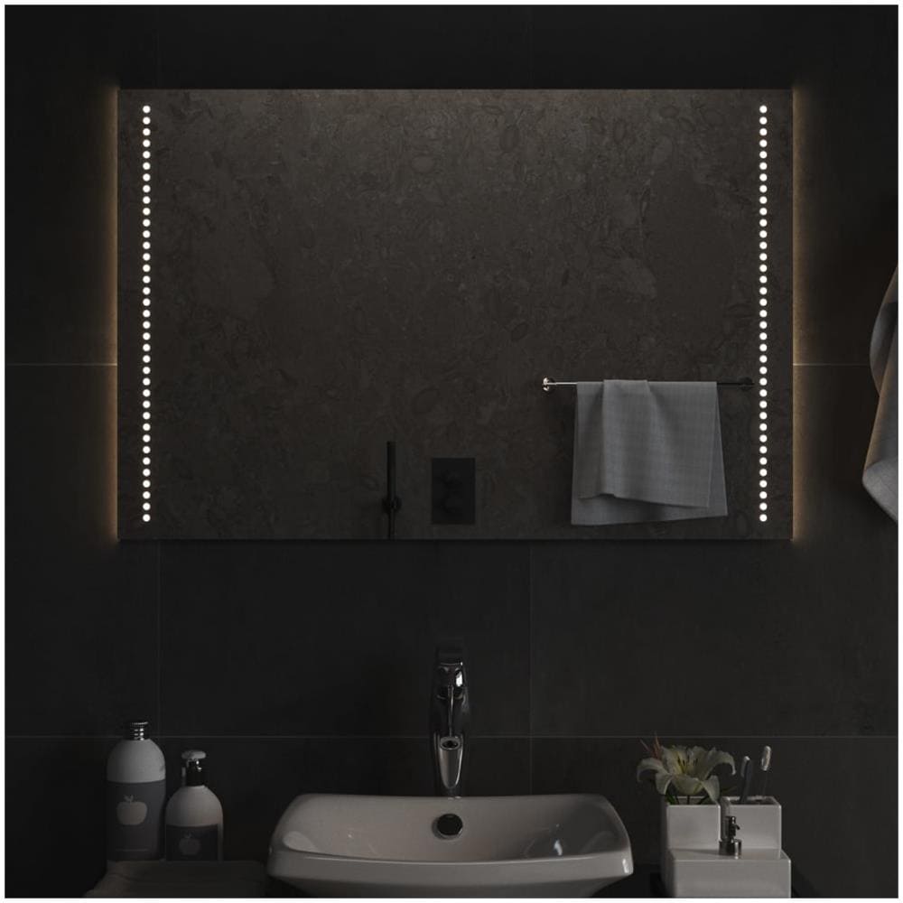 Specchio Da Bagno Con Luci Led 90x60 Cm - Foto 1