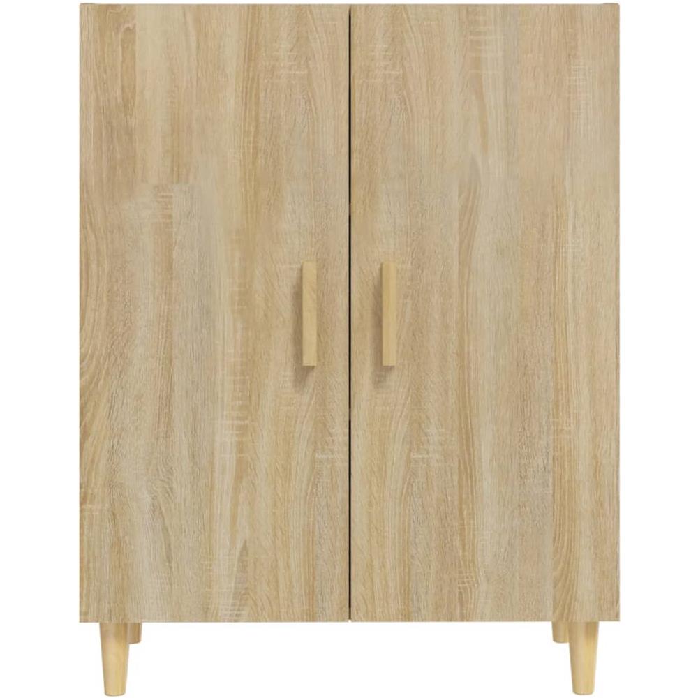 Credenza Rovere Sonoma 70x34x90 Cm In Legno Multistrato - Foto 4