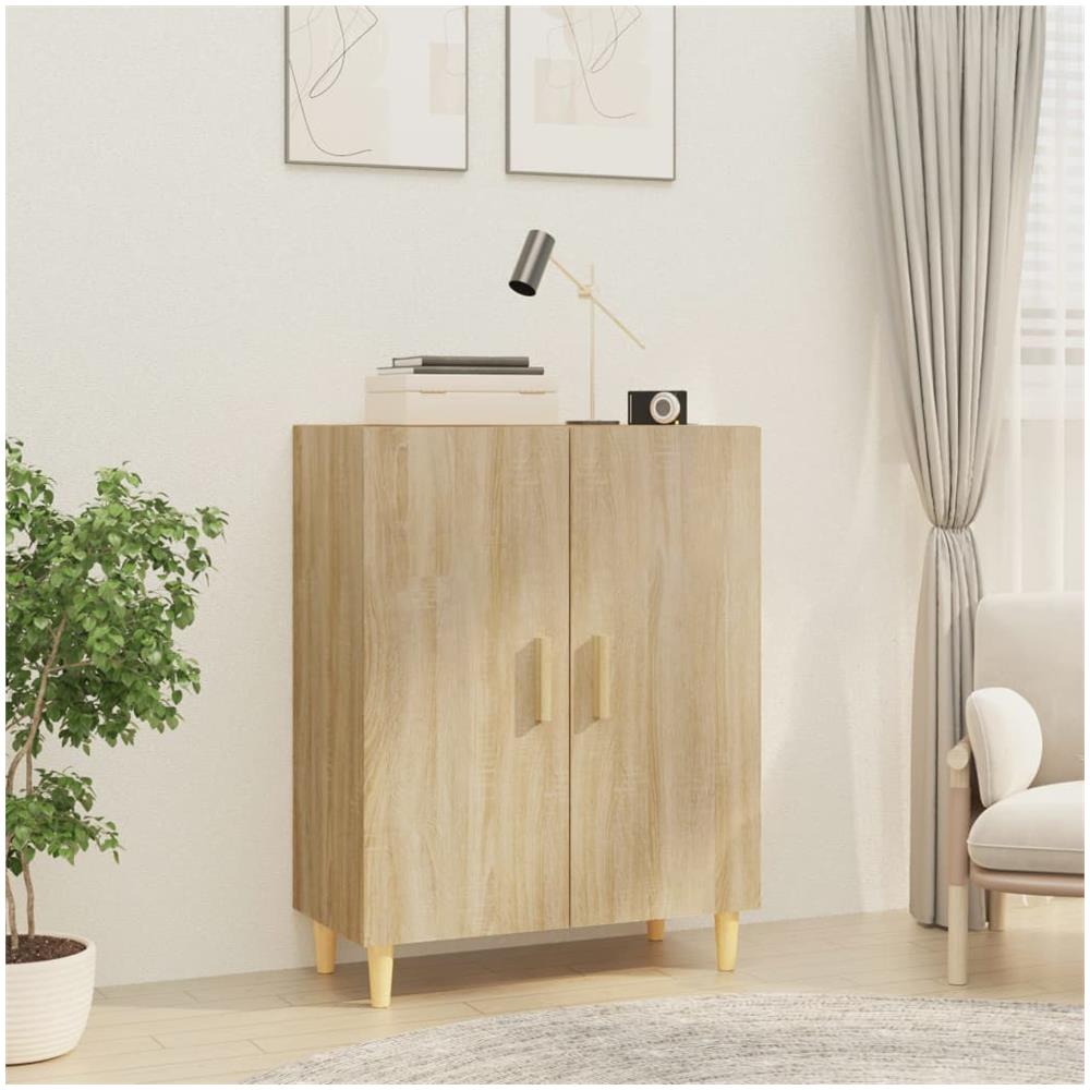 Credenza Rovere Sonoma 70x34x90 Cm In Legno Multistrato - Foto 1