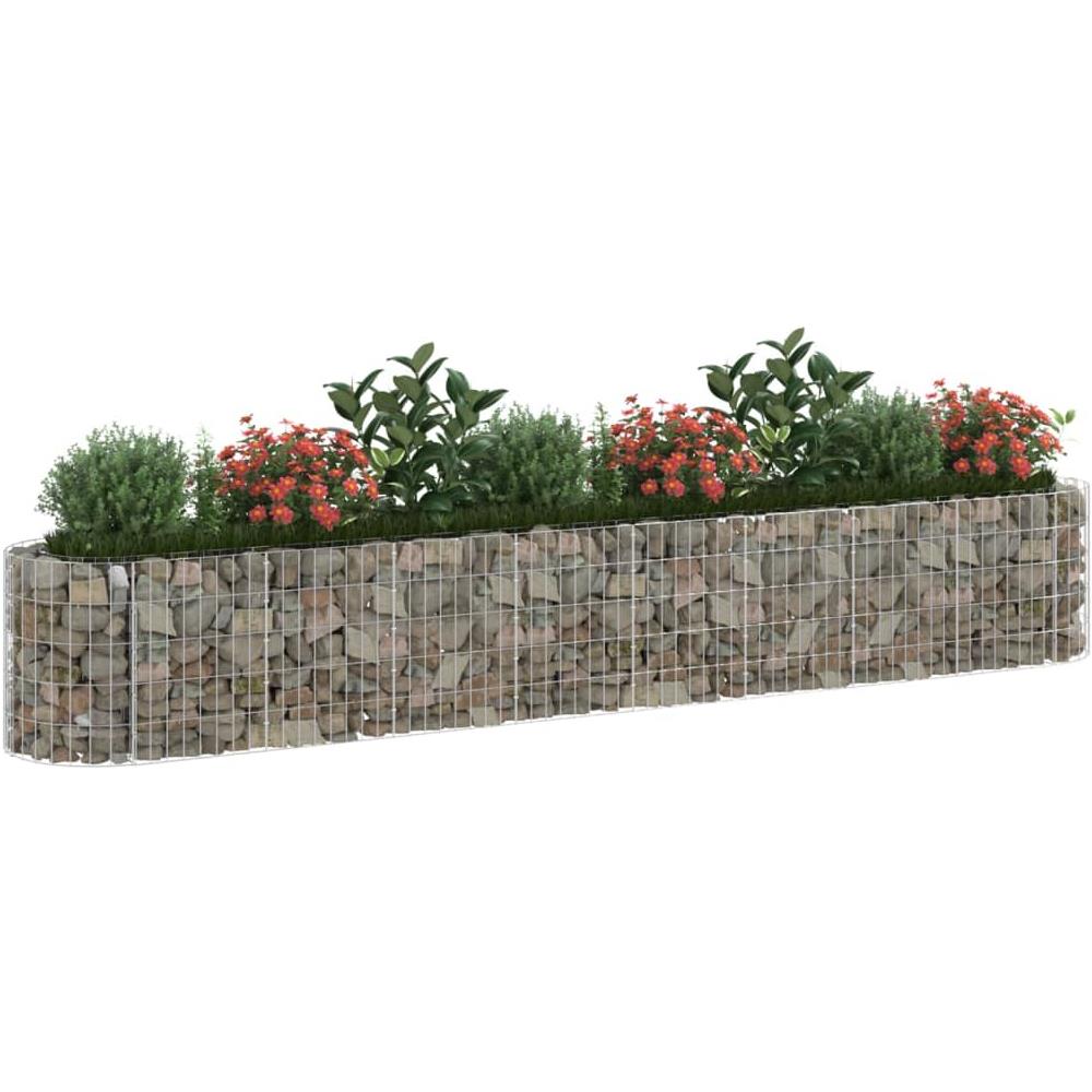 Gabbione Con Letto Rialzato In Acciaio Zincato 330x50x50 Cm - Foto 2