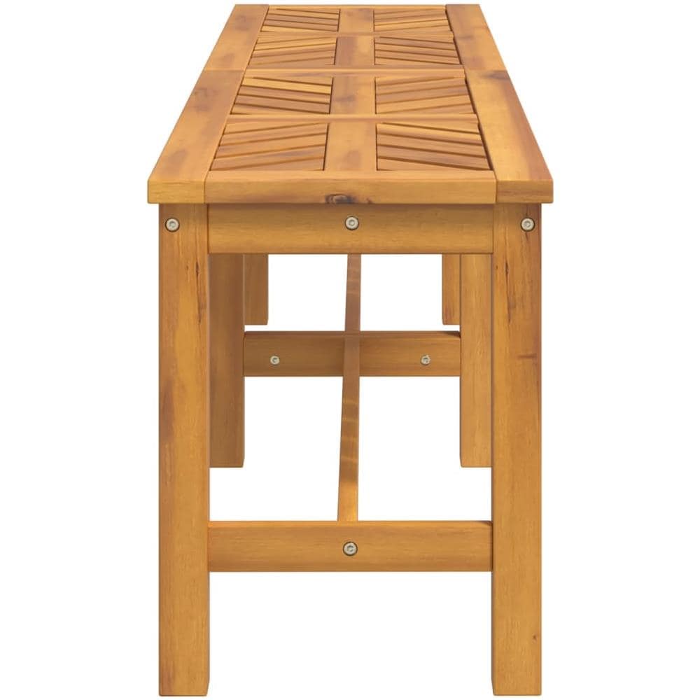 Panca da Giardino 150 cm in Legno Massello di Acacia - Foto 2