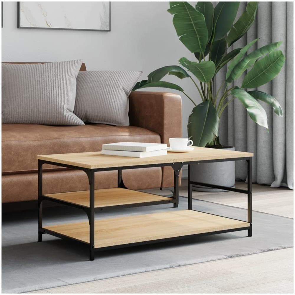 Tavolino Da Salotto Rovere Sonoma 90x49x40 Cm Legno Multistrato - Foto 1