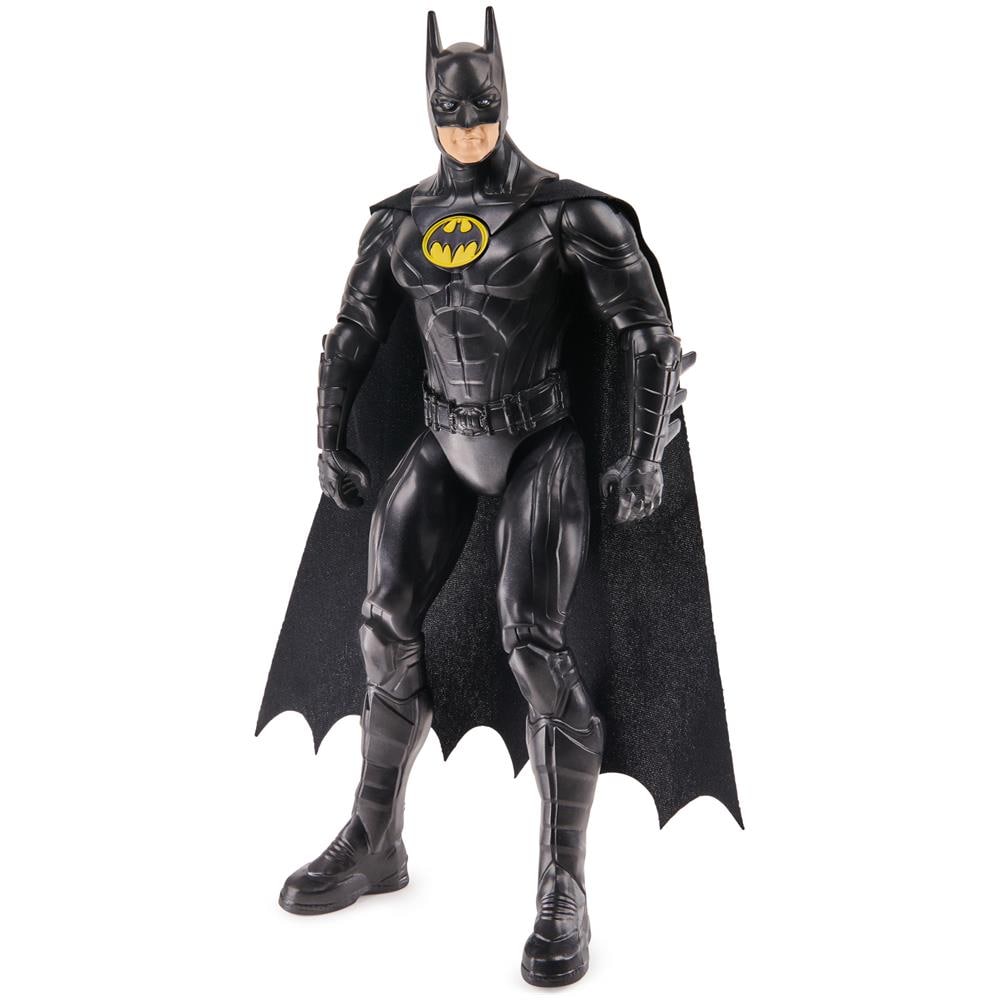 DC Comics , The Flash, Personaggio di Batman da 30 cm, Personaggio 30 cm con decorazioni originali del film The Flash e 11 punti di articolazione, Giocattolo per bambini dai 3 anni in su - Foto 1