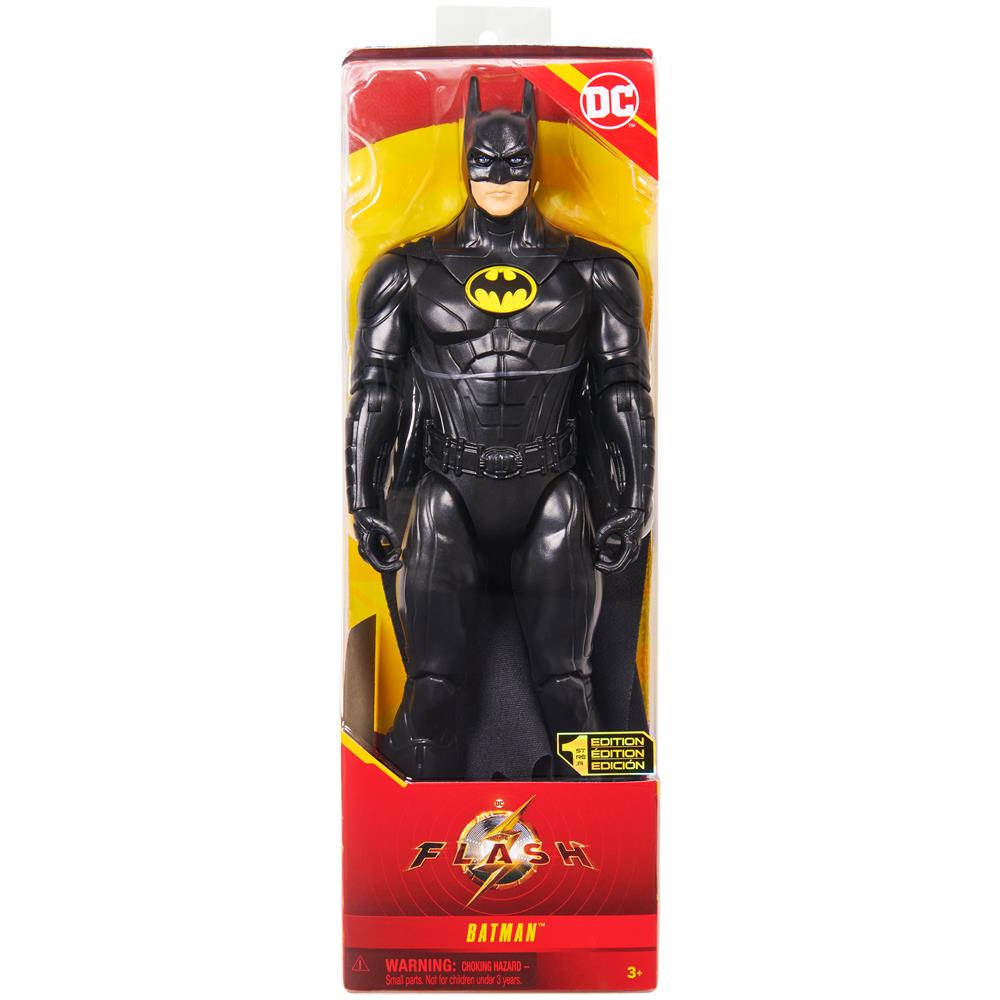 DC Comics , The Flash, Personaggio di Batman da 30 cm, Personaggio 30 cm con decorazioni originali del film The Flash e 11 punti di articolazione, Giocattolo per bambini dai 3 anni in su - Foto 2