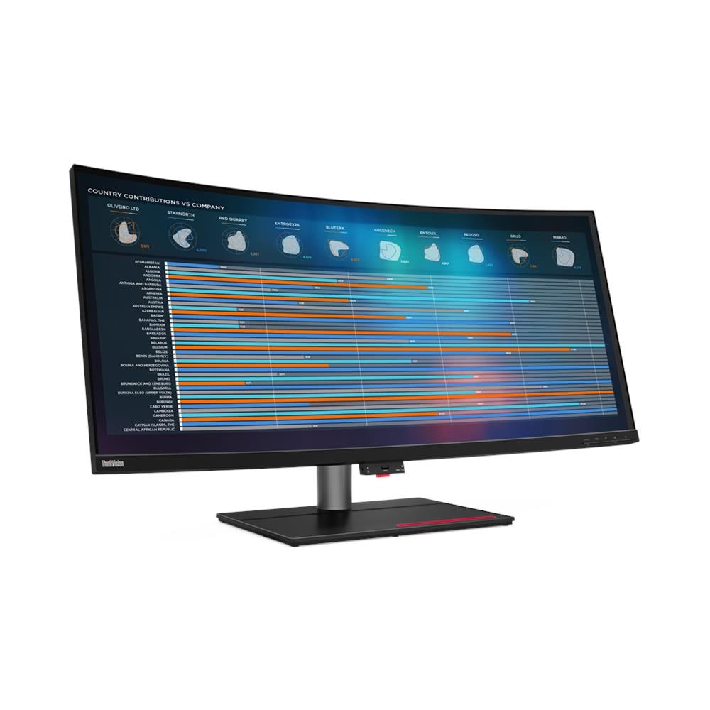 Monitor 39.7" LED IPS CurvoThinkVision P40w-20 5K 5120 x 2160 Pixel Tempo di Risposta 6 ms - Foto 1