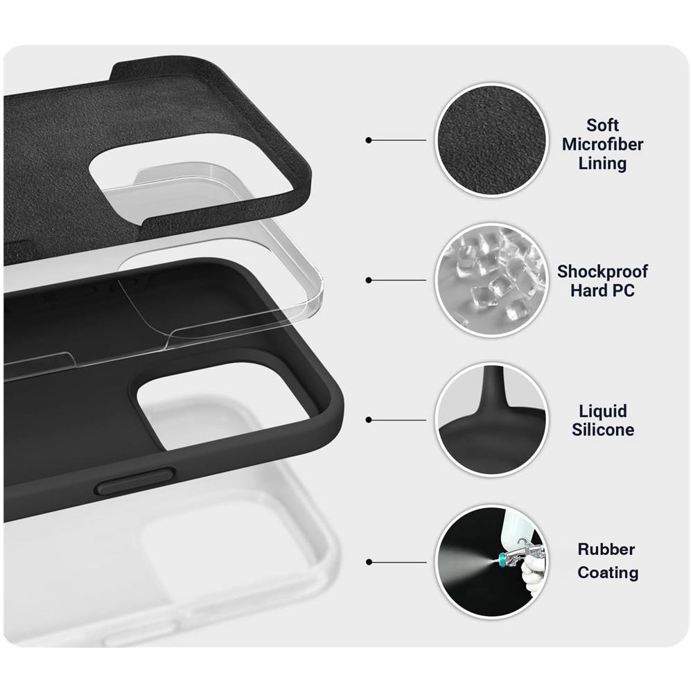 ES67120051-BULK custodia per cellulare 17 cm (6.7") Cover Nero - Foto 7