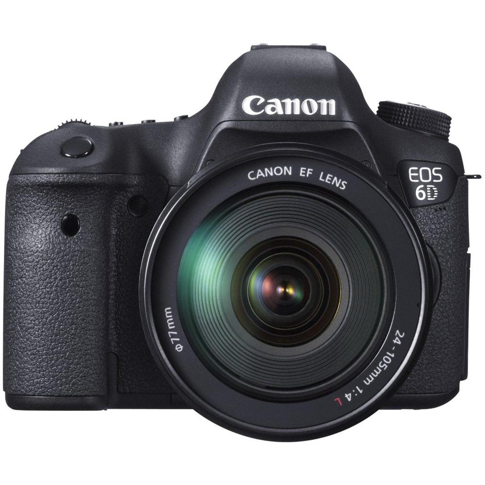 EOS 6D Kit 24-105 F / 4 IS Sensore CMOS Full Frame 20,2 Mpx Processore DIGIC 5+ Display 3" Connettività Wi-Fi GPS integrato Filmati Full HD Sistema AF 11 punti  - Foto 2